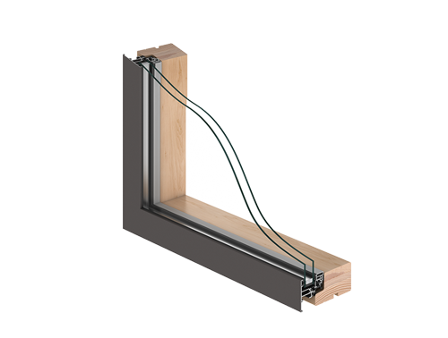Cross-section of our standard glazing